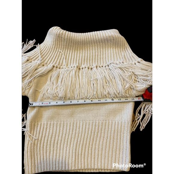 Vintage Willow Root Cropped Cowl Neck Sweater - Picture 6 of 11